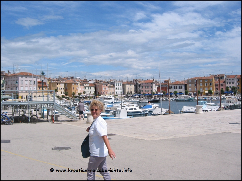 Hafen in Rovinj Kroatien